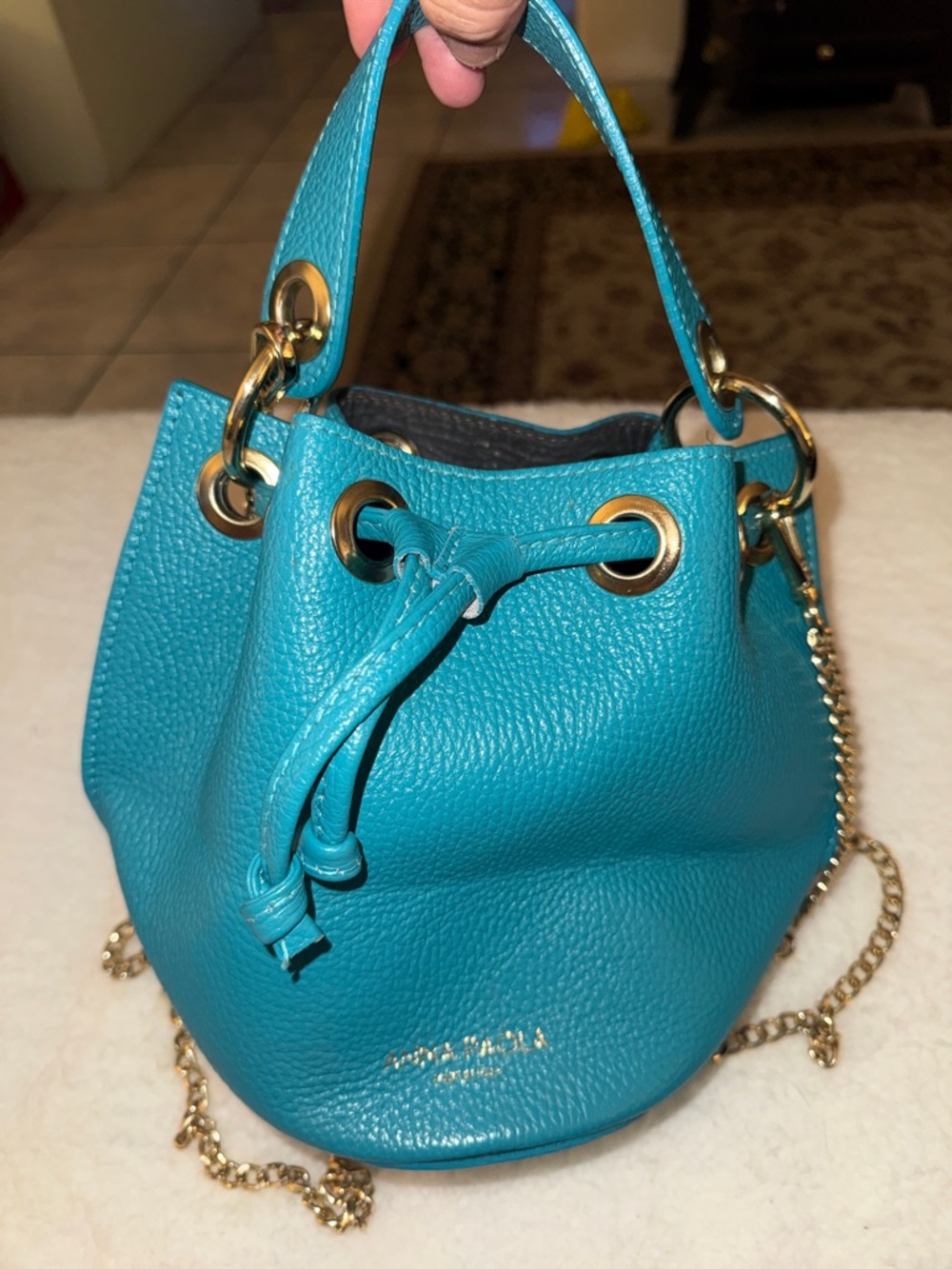 ANNA PAOLA MADE IN ITALY BARREL PURSE